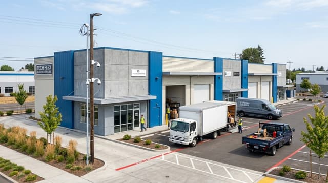 Industrial flex business park property